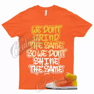 SB Dunk High Sweet Candy Tooth Shirt Amarillo Orange White Black 1 Corn GRIND • $26.99