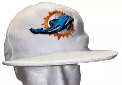 SWAG Miami Dolphins White Snapback Baseball Cap Hat • $9.99