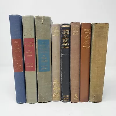 Modern Library Nonfiction History Lot Of 8 Books - Apley Sheen Feverel Wilder • $26.71