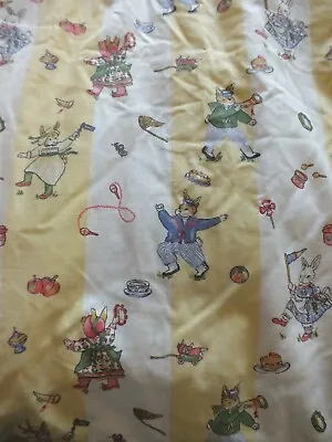 Vintage Laura Ashley Curtains Bunny Jo Interlined 42  Wide X 52   Long • £40