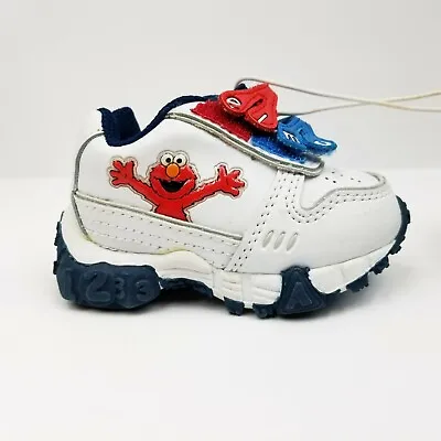 Plaza Sesamo Sesame Street Elmo Baby Shoes Toddler Size 2  Sneakers LNC • $24.76