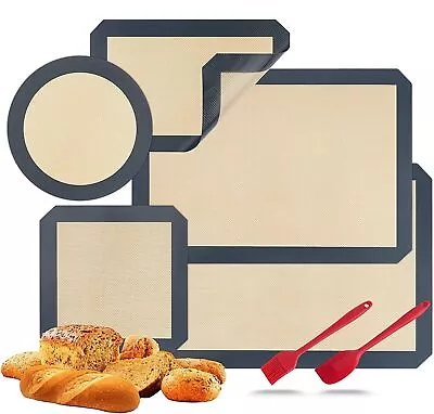 Baking Mat Silicone Macaron Sheet: Non-stick Cookie Reusable For Kitchen • $25.18