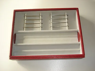 £15 • Buy Davidts Red Stacking Padora Type Bead Jewellery Box Tray Only