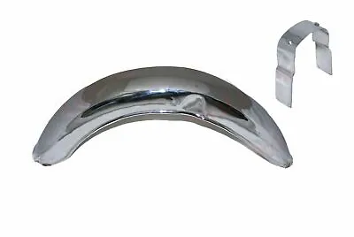 For Norton Featherbed Slimline Front Mudguard With Bracket Chrome Plated ECs • $198.87