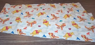 Walt Disney WINNIE THE POOH TIGGER SPRING WINDOW CURTAIN VALANCE 84  X 15  • $18.50