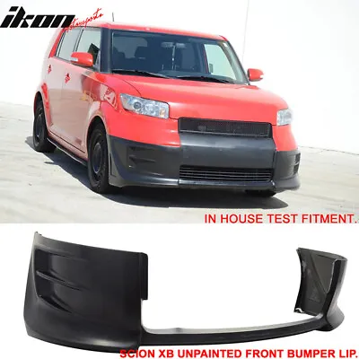 Fits 08-10 Scion XB Front Bumper Lip Spoiler Splitter Valance Unpainted Black PU • $113.99