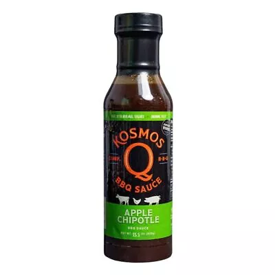 Kosmos Q Sweet Apple Chipotle BBQ Sauce - Perfect For Ribs Pork Butt And Chicke • $19.95