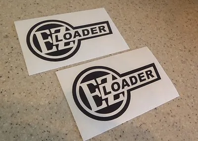 EZ Loader Vintage Boat Trailer Decal Black 2-PAK FREE SHIP + FREE Fish Decal! • $12