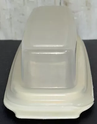 VTG Rubbermaid Butter Dish Almond / Sheer ~ 0477 Keeper / Saver ~ EUC • $9.95