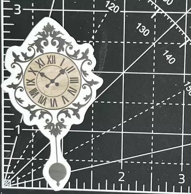 Old Time Clock - Grandfather Clock - Die Cut Vinyl Decal Sticker Bomb Roman #s • $3.99