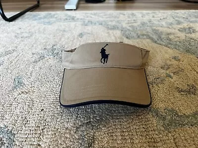 Polo Ralph Lauren Tan Visor Hat • $19.99