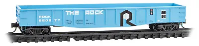 Micro-Trains MTL N-Scale 50ft Gondola Rock Island/The Rock (Blue) #680277 • $22.19