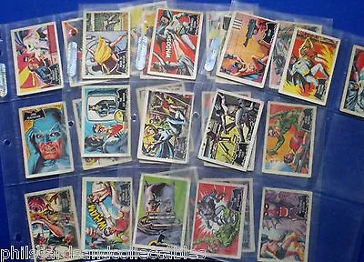 A&BC Batman Bubblegum Cards ( Black Bat )   * Choose The One's You Need *  1966 • £1.50