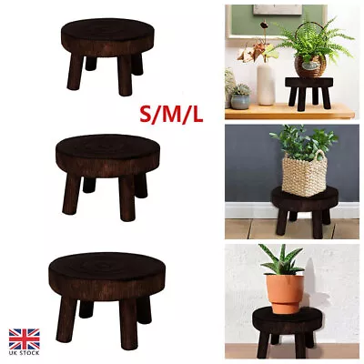 Home Wooden Plant Stand Indoor Outdoor Garden Flower Planter Display Shelf Rack • £11.99