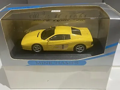 Minichamps 1/43 Min 072501  Ferrari 512 TR  Yellow  Paul’s Model Art Rare • £12.95