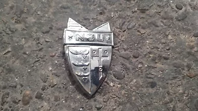 Vintage NSU Auto Racing Badge Neckarsulm GERMANY • $99.99