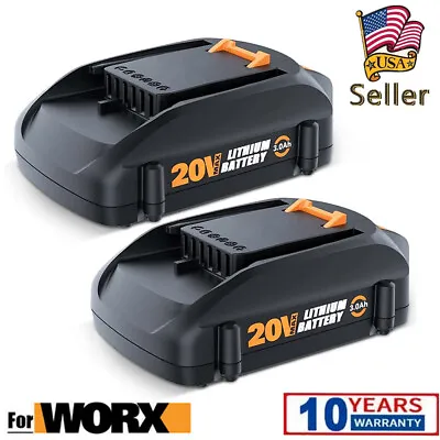 $60.98 • Buy For WORX 20V MAX Extend Lithium Battery 20 Volt WA3520 WA3525 WA3575 WG155 WG540
