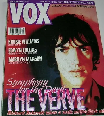 £4.65 • Buy VOX 83 THE VERVE Robbie Williams RONI SIZE Stereolab EDWYN COLLINS October 1997