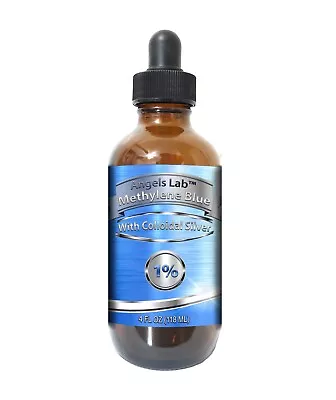 Methylene Blue With Colloidal Silver Angels Lab Pharmaceutical Grade  4 Fl Oz • $49.99