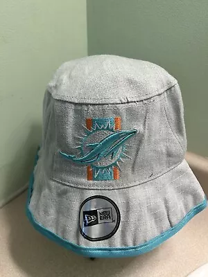 Nfl New Era Vintage Collection Miami Dolphins Bucket /beach/fishing Hat • $29.99