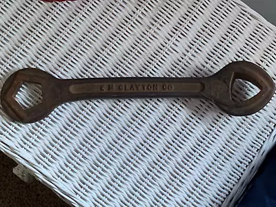 $79.99 • Buy Antique Cast Iron Fire Hydrant Wrench E.M Clayton Co Philadelphia PA 14  2.8 Lbs