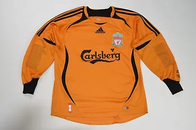 Liverpool  Vinatge Goalkeeper Adidas  Shirt  Jersey  Long Sleeve  Large Boys • $29