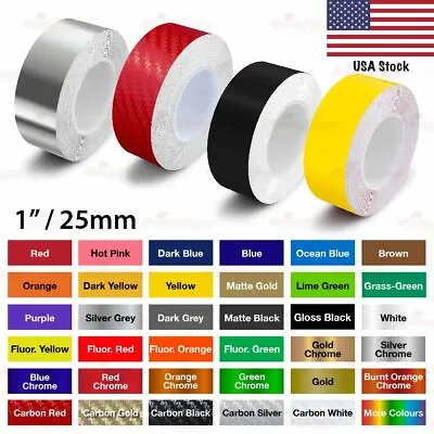 Roll Vinyl Pinstriping Pin Stripe DIY Self-Adhesive Line Car Tape Decal Stickers • $10.95