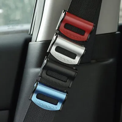 2PCS Car Safety Seat Belt Buckle Clip Seatbelt Stopper Adjuster Clip Seat • £3.49