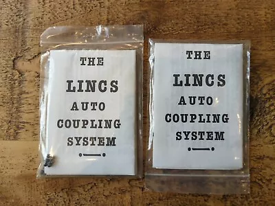 O Gauge Lincs Auto Coupling System X 2 - Sealed Packs New Old Stock • £12.99