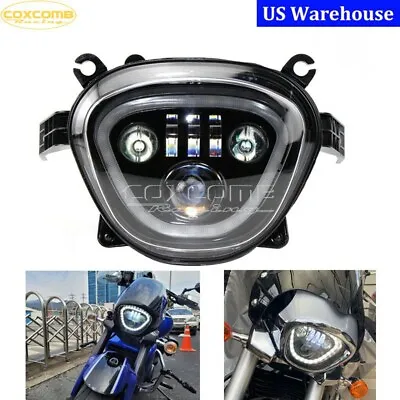 LED Headlight High Low Beam For Suzuki Boulevard M109R BOSS VZR1800 M90 VZ1500 • $413.04