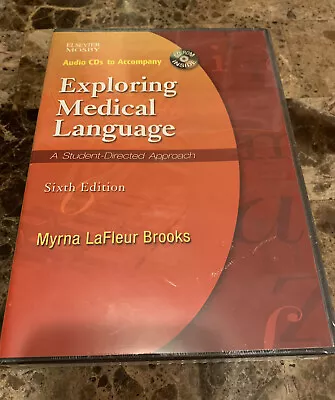 New Mosby Audio Cds Set To Accompany Exploring Medical Language Sixth Edition • $10