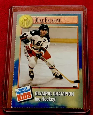 MIKE ERUZIONE ROOKIE Olympic Lake Placid Sports Illustrated For Kids SI USA NM+ • $15
