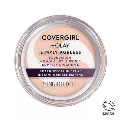 Covergirl + Olay Simply Ageless + Hyaluronic Complex Foundation (210 Classic... • £9.99