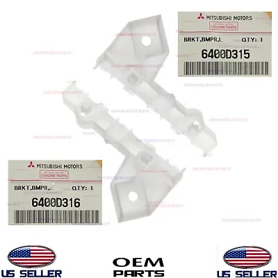 Genuine Front Bumper Bracket Retainer LEFT & RIGHT Pair ⭐OEM⭐ Mirage 2014-2015 • $33.62