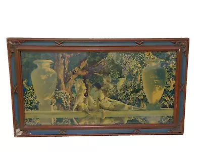 Fantastic Large Original Maxfield Parrish Print Titled  GARDEN Of ALLAH  C 1918 • $380