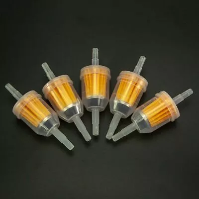 $6.49 • Buy 5Pcs Gas Inline Fuel Filters 1/4 Inch X 5/16 Inch Small Engine Universal 6-8mm