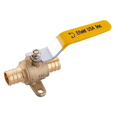 Efield  1 Pc 3/4  Pex Full Port Shut Off  Stop Ball Valve With Drop Ear No Lead • $9.59