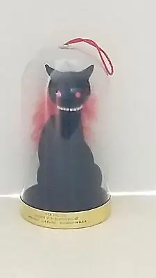 Vintage 1960s Max Factor Sophisti-Cat Black Cat Red Eyes Perfume Holder Shelf R1 • $19.88