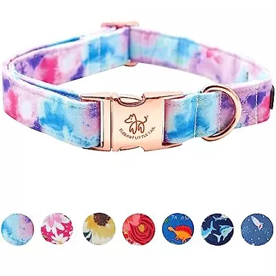 Dog Collar Colorful Pattern Pet Collar Durable Cute Dog Collars Fashion Male ... • $18.54