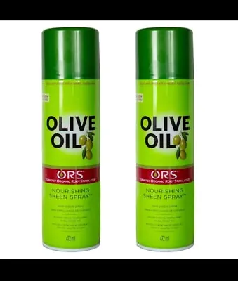 2 X Organic Root Stimulator-Olive Oil Sheen Hair Spray  11.7 Oz-!!! Sweet 🍭 • £10.99