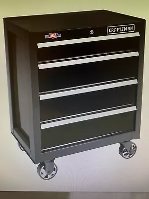 CRAFTSMAN 2000 Series 26-in 4-Drawer Tool Cabinet (Black) - 721615314756  • $378