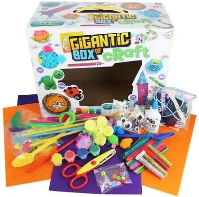 £22.49 • Buy X2 Jumbo Box Of Craft 300Pcs Arts And Crafts Set Kit Children Kids Gift Toy