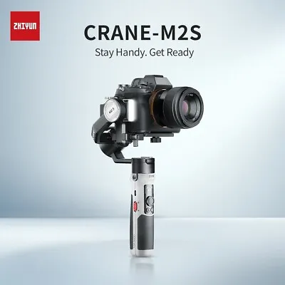 Zhiyun Crane M2 S 3 Axis Handheld Gimbal For Smartphone Gopro Mirrorless Camera • $159