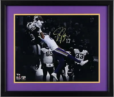 Autographed Justin Jefferson Vikings 16x20 Photo • $309.99