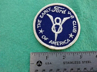 Vintage Early Ford V8 Club Of America Parts Dealer Service Uniform  Patch • $11