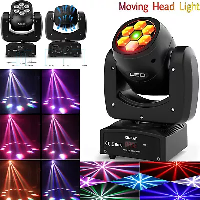 £59.99 • Buy 120W 6LED Bee Eye Moving Head Light DMX Strobe Stage Lighting Bar DJ Disco Party