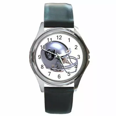 Oakland Raiders Watch (round Metal Wristwatch) • $19.95