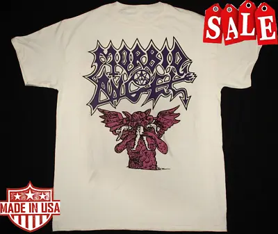 Morbid Angel Graphic T-Shirt Short Sleeve Cotton White Men Size S To 5XL Fa3642 • $16.95