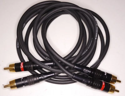 £39.99 • Buy LINN BLACK 1.2 M RCA CABLES