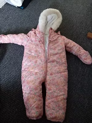 12-18 Months Baby Girls Snow Suit / Pram Suit ASDA George  • £5